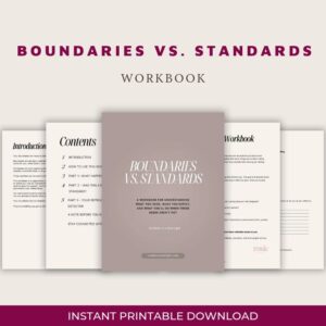 Boundaries vs. Standards Workbook