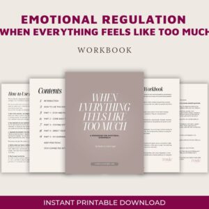 Emotional Regulation: When Everything Feels Like Too Much Workbook
